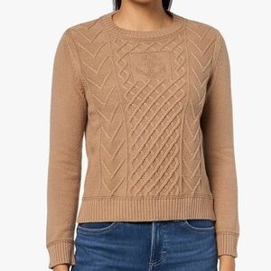 Nautica Women's Long Sleeve Anchor Crewneck Sweater